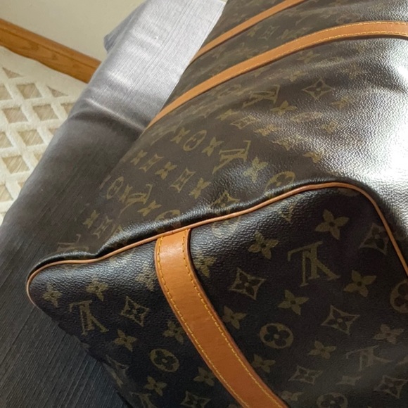 Louis Vuitton 55 Keepall 55 Monogram Top Handle Duffle Bag, beautiful condition - Picture 9 of 12